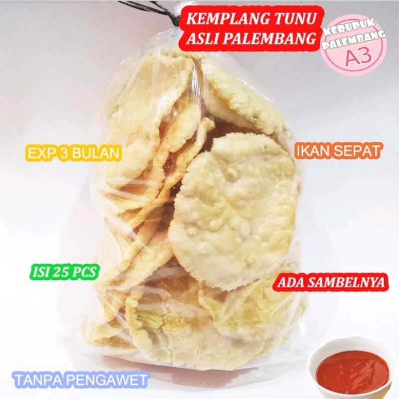 Jual Kerupuk Kemplang TUNU Ikan Khas Palembang Enak Indonesia Shopee