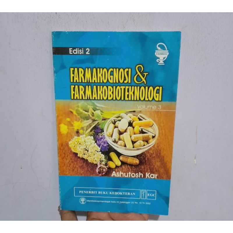 Jual Farmakognosi Dan Farmakobioteknologi Volume Edisi Ashutosh