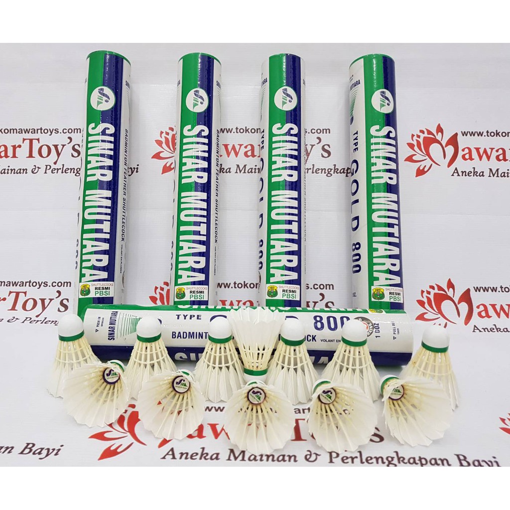 Jual Shuttlecock Kok Badminton Dewasa Profesional Merk Sinar Mutiara