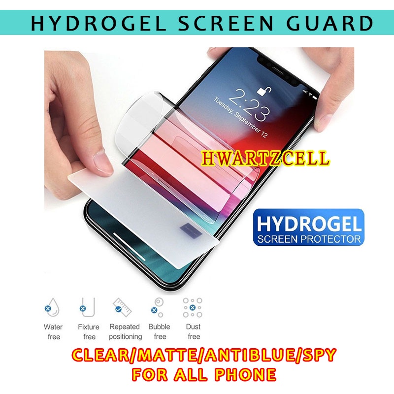 Jual Hwartz Hydrogel Screen Guard Semua Tipe Iph X Xsmax