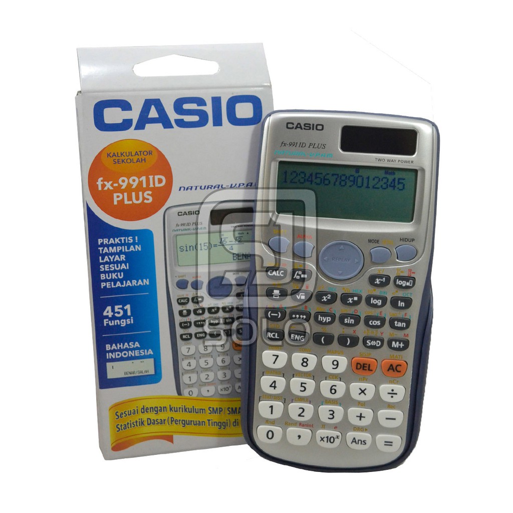 Jual Kalkulator Casio Fx Id Plus Scientific Calculator Ilmiah