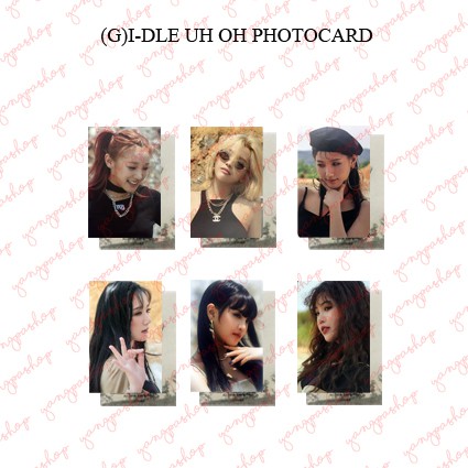 Jual READY SET G I DLE UH OH GIDL PHOTOCARD FAN MADE UNOFFICIAL