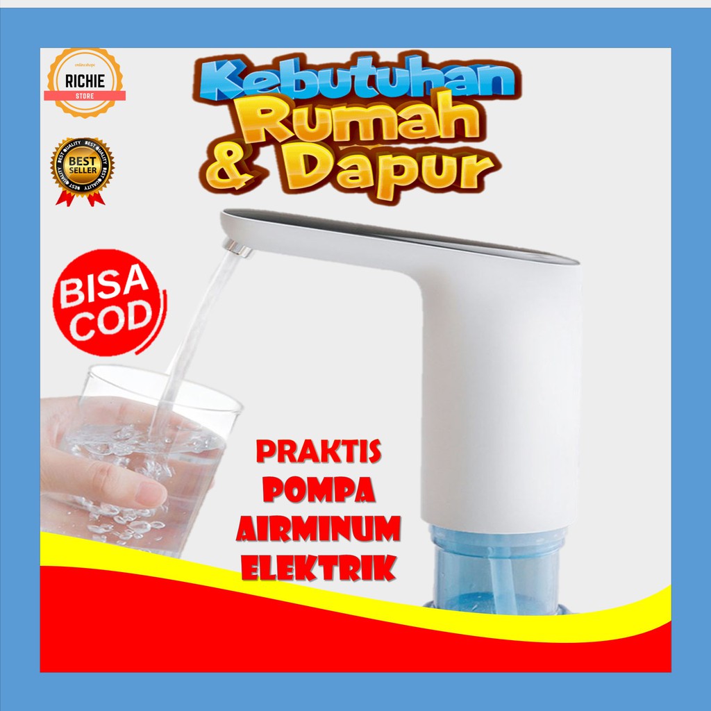 Jual Pompa Galon Elektric Recharge Water Pump Pompa Dispenser Air Minum