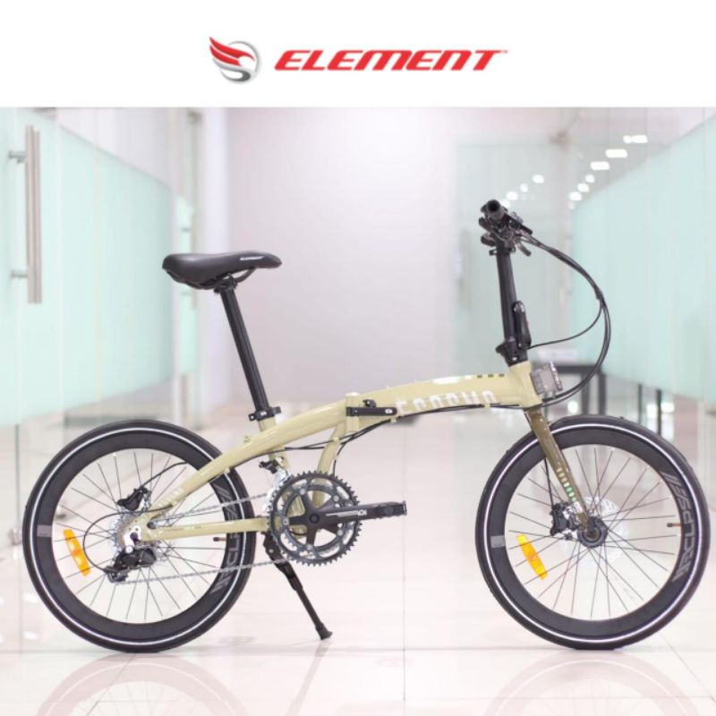 Jual SEPEDA LIPAT FOLDING BIKE 20 INCH ELEMENT ECOSMO Z8 451 NEW FRAME