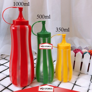 Jual Botol Isi Ulang Kecap Saus Sambal 1000 Ml SQUEEZE BOTTLE TPW