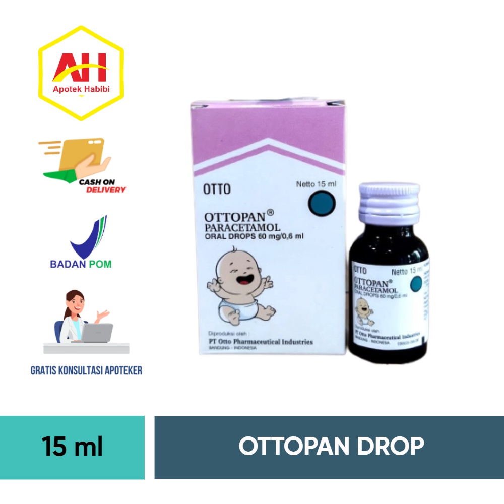 Jual OTTOPAN OTOPAN SIRUP 60 ML DROP 15 ML OBAT DEMAM PUSING MERIANG