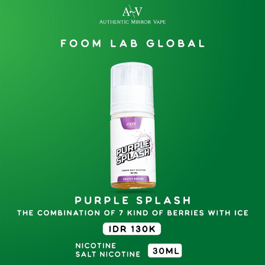 Jual Foom Purple Splash Frost Berry Salt Nic Ml By Foom Lab Ls