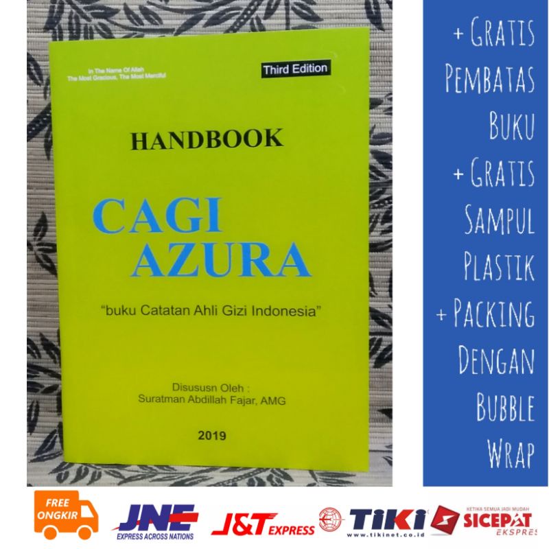 Jual Buku Saku Gizi Azura Edisi Suratman Abdillah Fajar Shopee