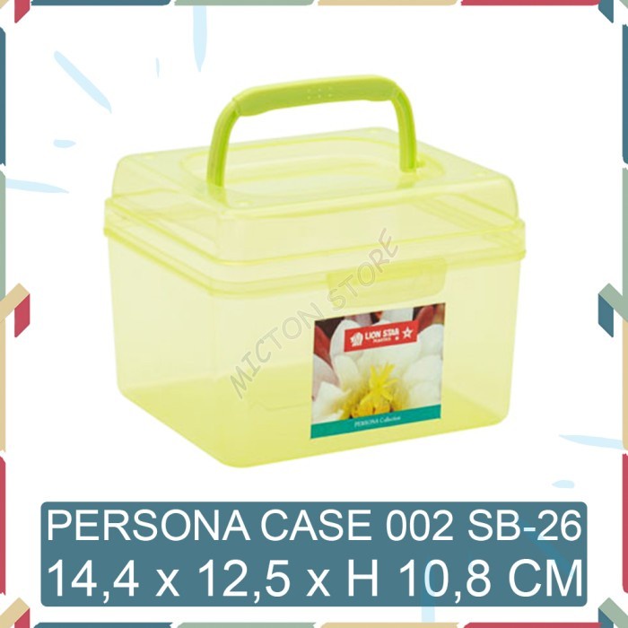 Jual Micton Lion Star Kotak Serbaguna Transparan Persona Case Sb