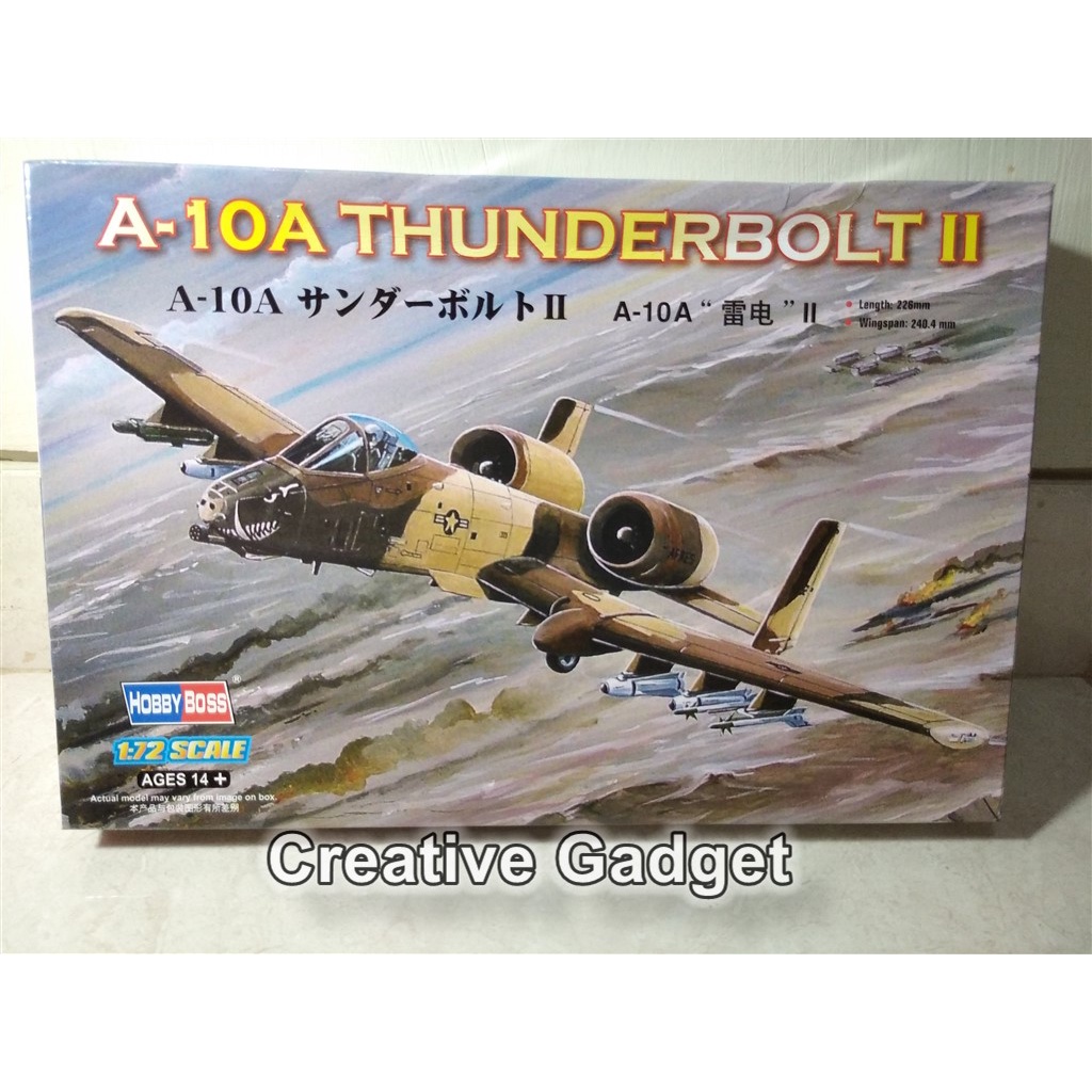 Jual US Aircraft A 10A II Thunderbolt A10 Model Kit Hobby Boss 1 72