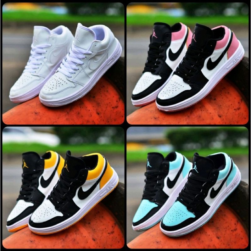 Jual Sepatu Fashion Nike Air Jordan Low Sneakers Cewek Keren Impor