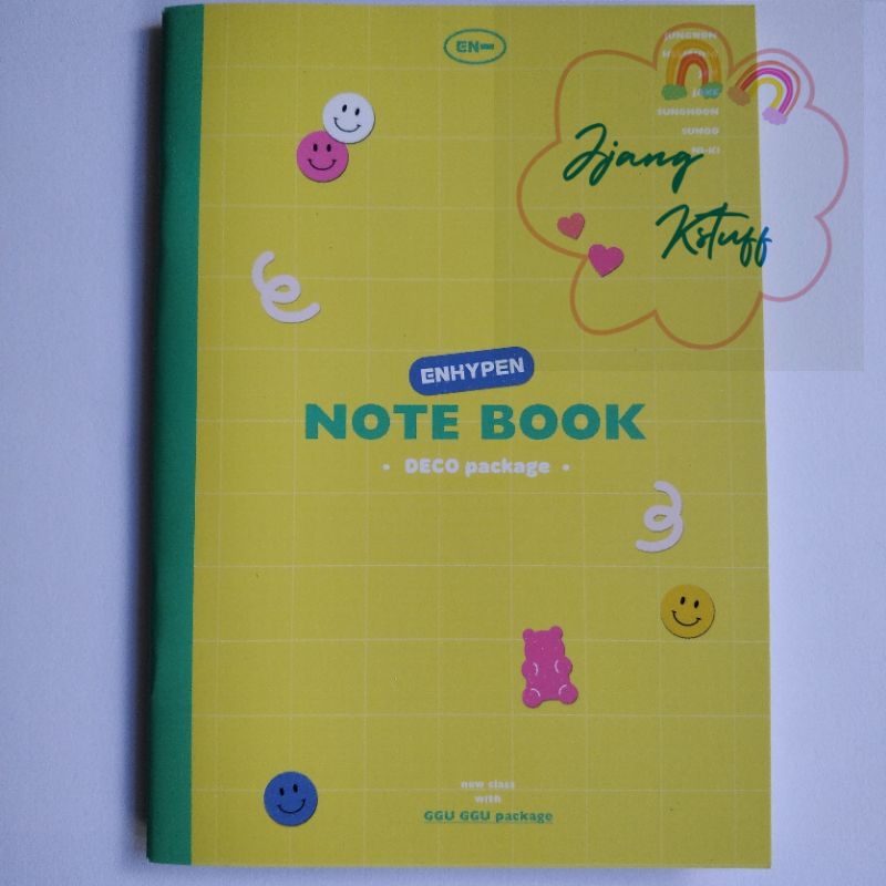 Jual Ready Stock Note Book Ggu Ggu Package Enhypen Shopee Indonesia