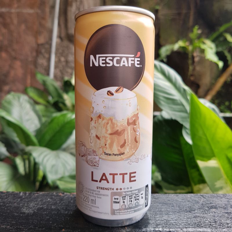 Jual Nescafe Latte Kaleng Isi 220 Ml Indonesia Shopee Indonesia