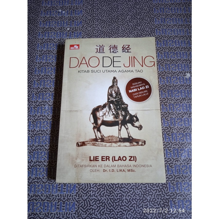 Jual Buku Dao De Jing Kitab Suci Utama Agama Tao Lie Er Lao Zi