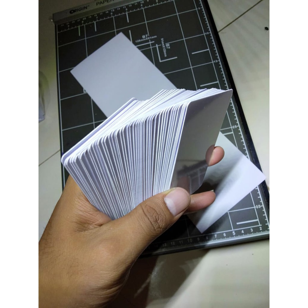 Jual KERTAS PVC BAHAN ID CARD SIAP PAKAI Shopee Indonesia