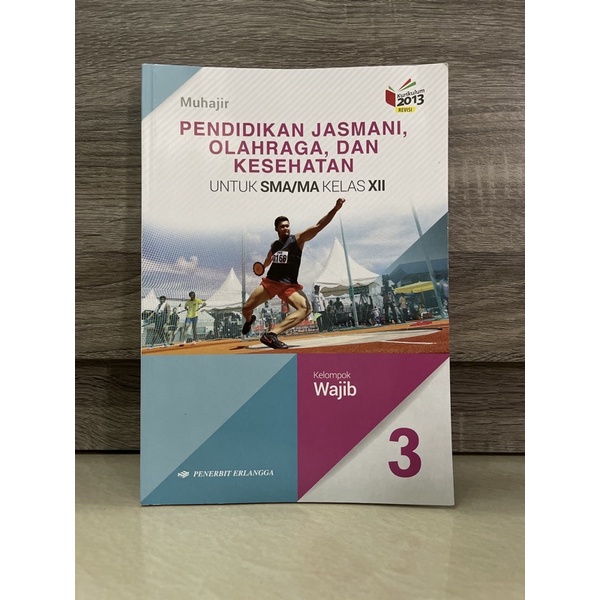 Jual Buku Pendidikan Jasmani Olahraga Dan Kesehatan SMA MA Kelas 3