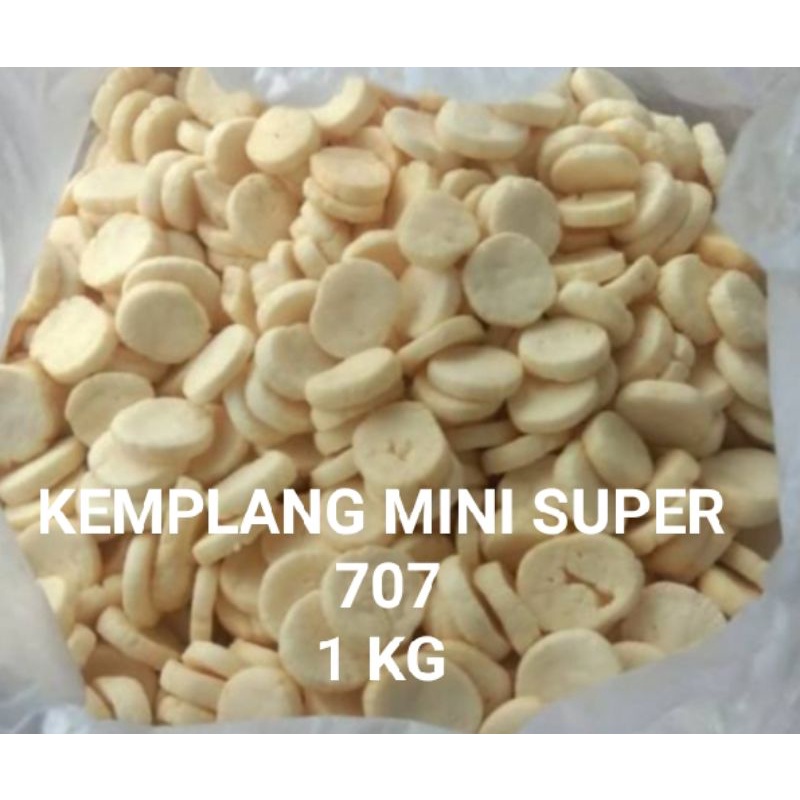 Jual KEMPLANG KERUPUK MINI SUPER 1KG KHAS PALEMBANG IKAN TENGGIRI