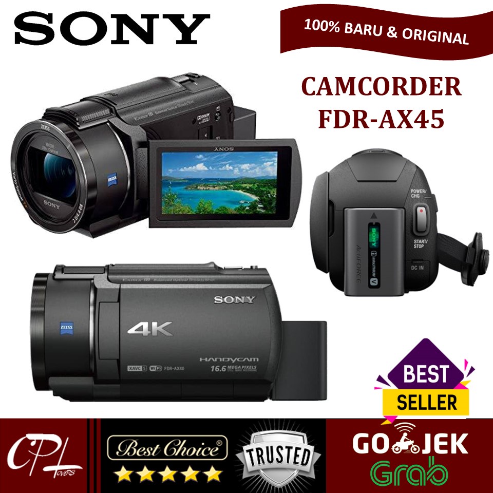 Jual Sony Fdr Ax K Handycam Camcorder Shopee Indonesia