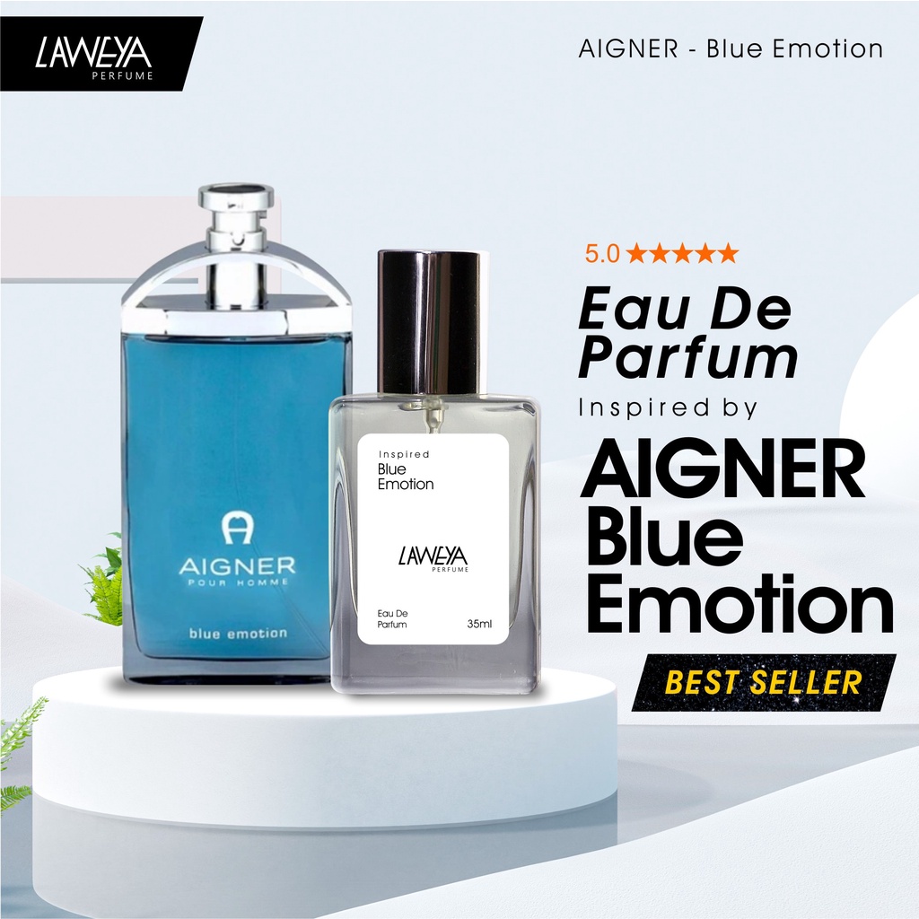 Jual Eau De Parfum Inspired AIGNER Blue Emotion Tahan 24 Jam HARGA 1000