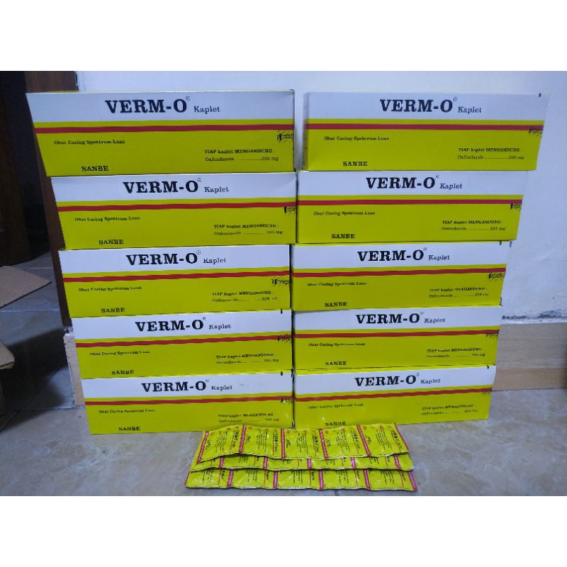 Jual Verm O Kaplet 1 Kaplet Obat Cacing Sapi Kambing Kuda Dll