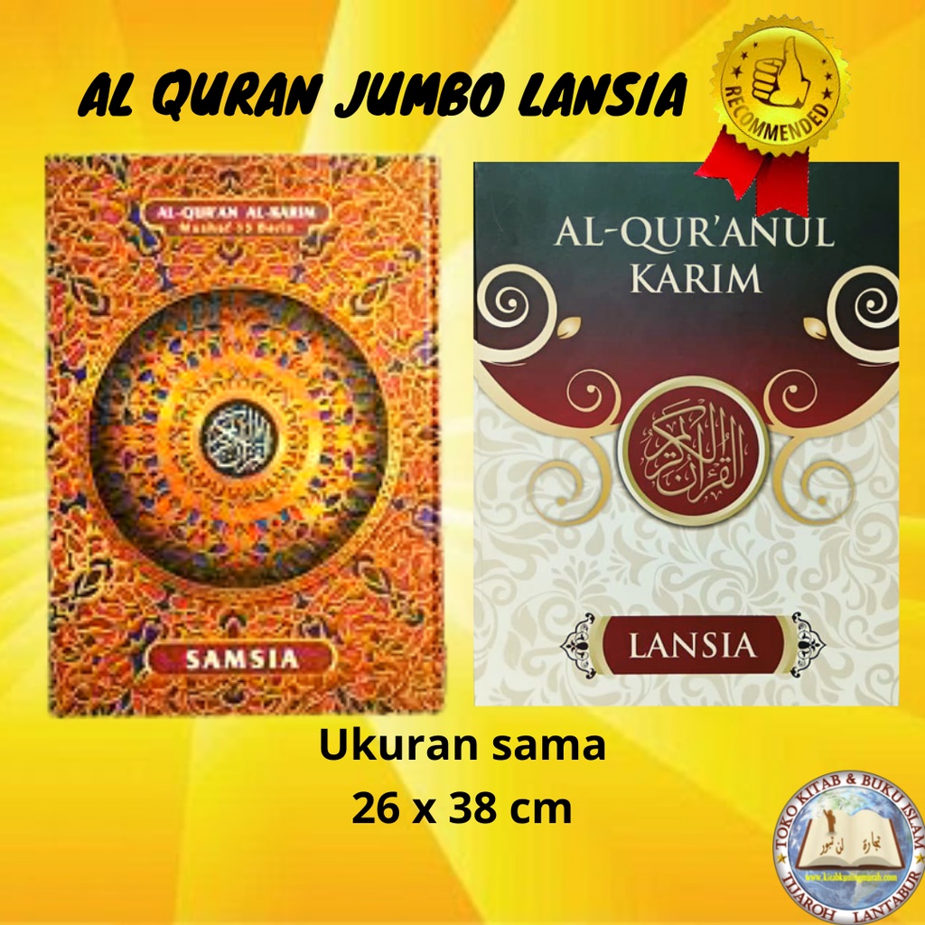 Jual Alquran Al Quran Ukuran Super Besar Jumbo Lansia Manula Utsmani 15