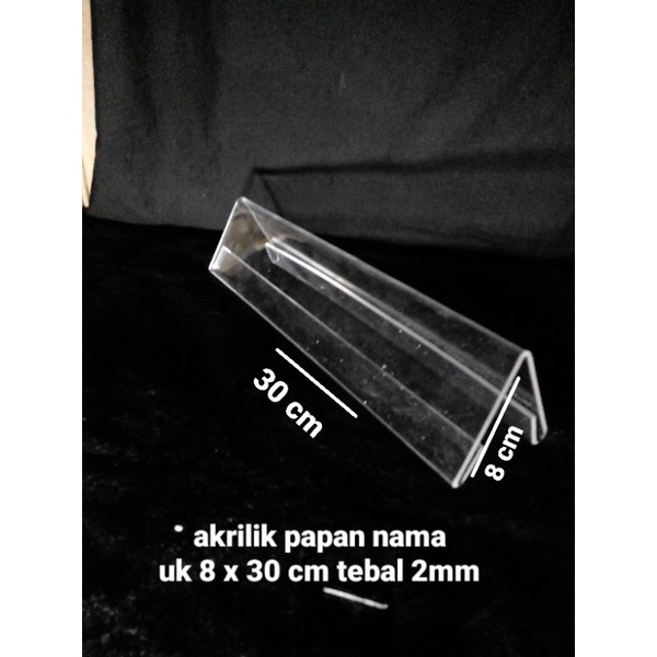 Jual Akrilik Papan Nama Plate Name Uk X Cm Tebal Mm Indonesia