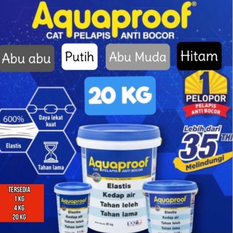 Jual Aquaproof Kg Pail Variasi Warna Aquaproof Kg Aquaproof Pail