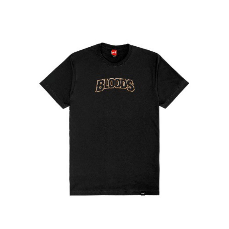 Jual Kaos Baju Tshirt BLOODS Bevelo Black Shopee Indonesia