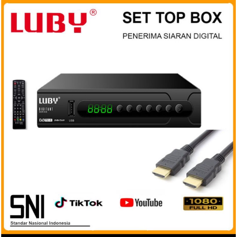 Jual Set Top Box Tv Digital Stb Reciver Luby Analog Ke Digital Dvbt