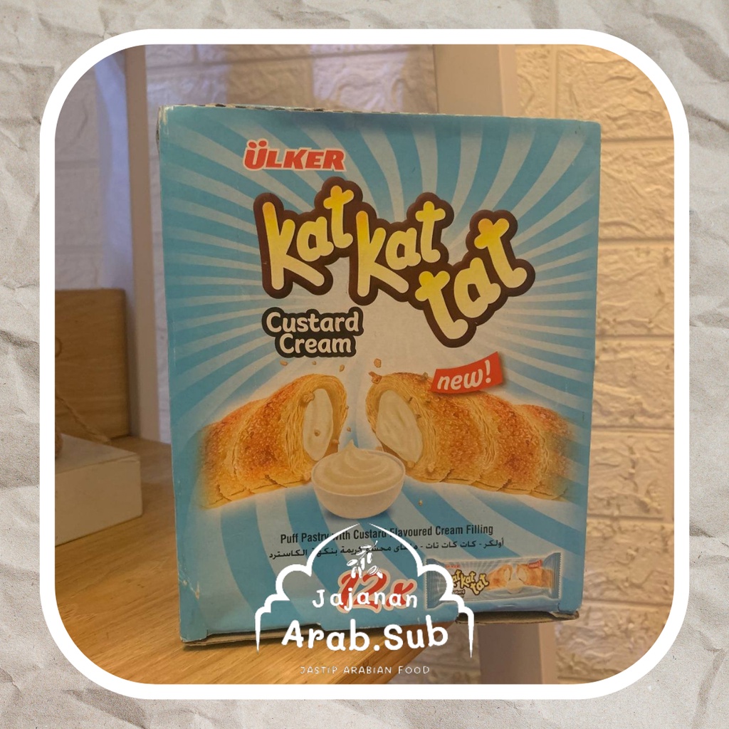 Jual Ulker Kat Kat Tat Custard Cream 12pcs Shopee Indonesia