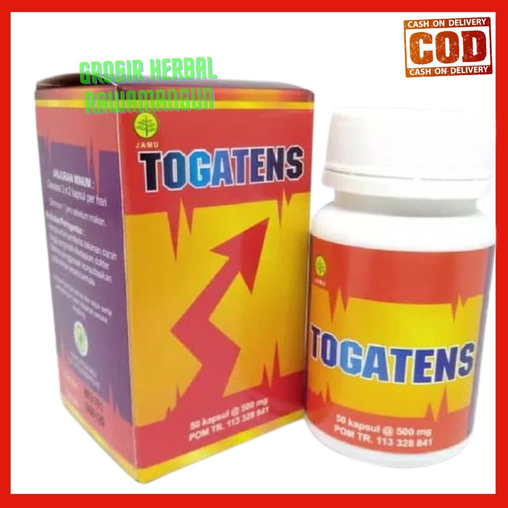 Jual Herbal Anti Hipertensi TOGATENS 50 Kapsul Shopee Indonesia