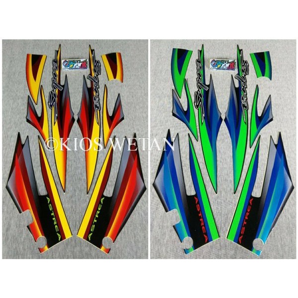 Jual STIKER STRIPING LIS STANDAR ORI HONDA SUPRA TAHUN 2002 2003