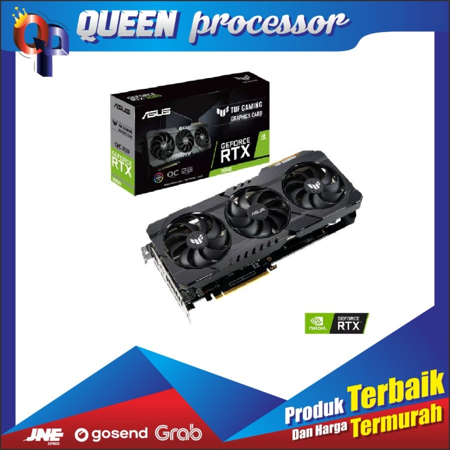 Jual VGA ASUS TUF GAMING RTX 3060 V2 OC EDITION 8GB GDDR6 192 BIT