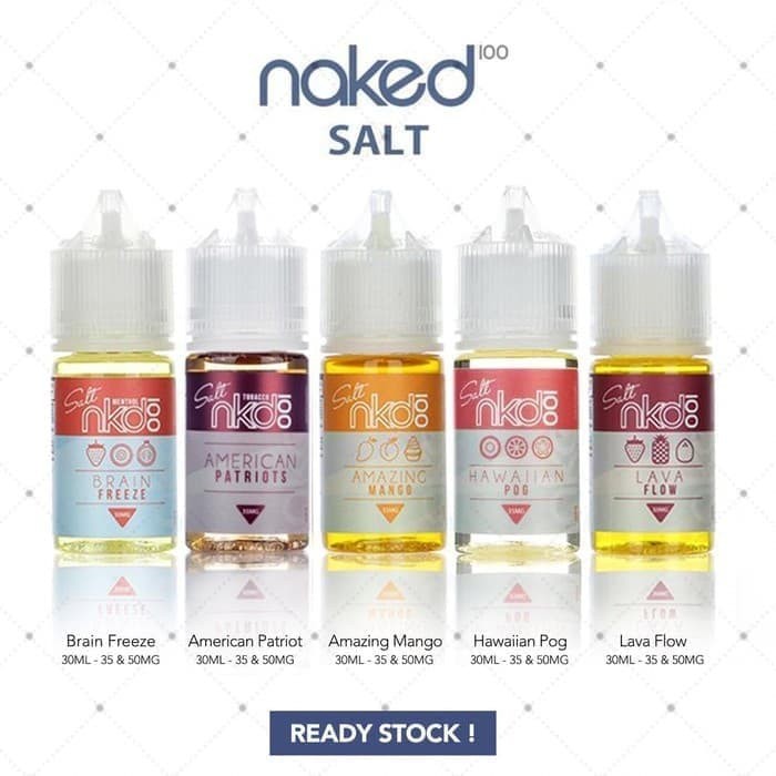 Jual Naked Salt Nic Liquid Premium Usa Nkd Saltnic Shopee Indonesia