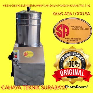 Jual MESIN GILING BUMBU GILING DAUN PANDAN BLENDER BUMBU KAPASITAS 5 KG