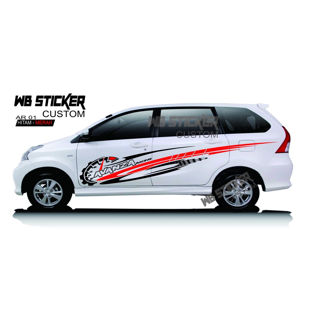 Jual Stiker Sticker Mobil Cutting Lis Variasi Body Samping Avanza Xenia