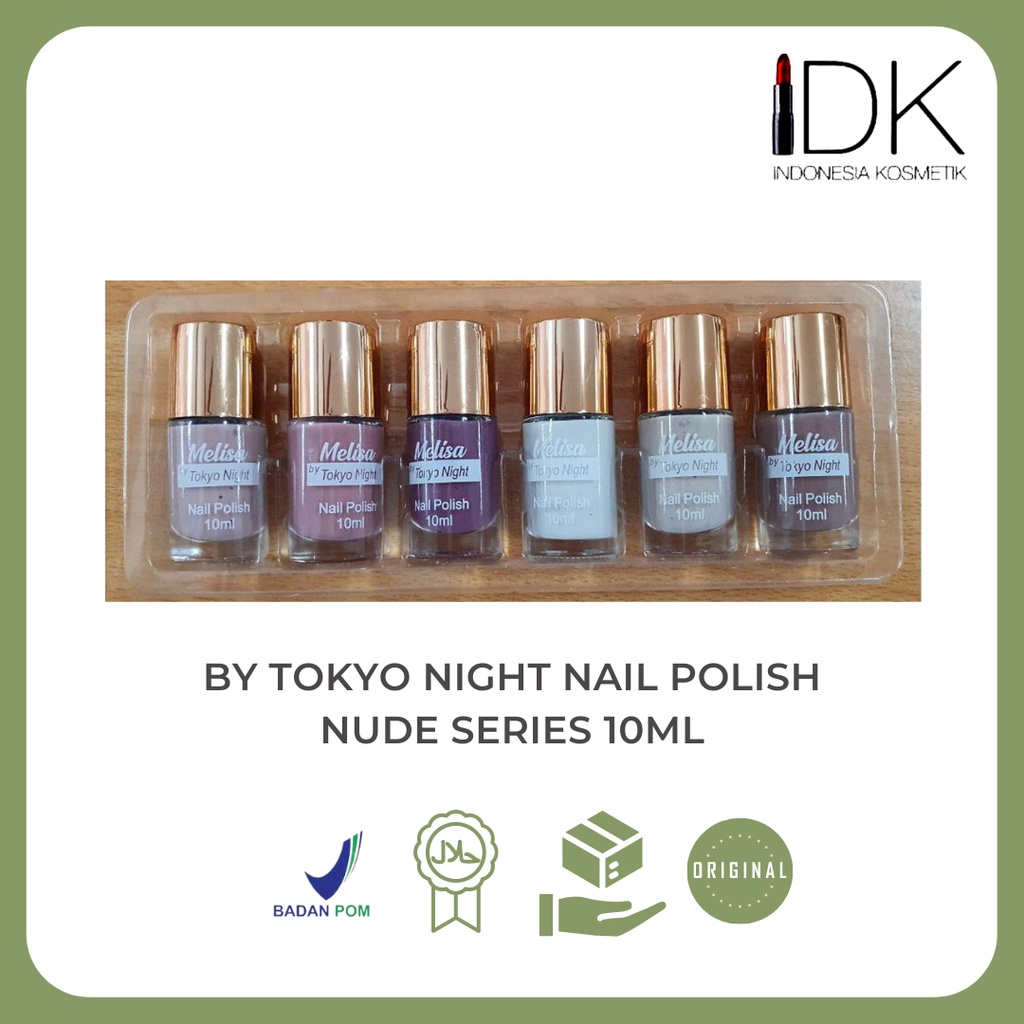 Jual Melisa By Tokyo Night Nail Polish Nude Series Ml Shopee Indonesia