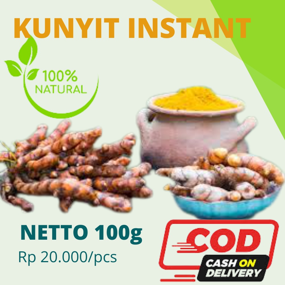 Jual Kunyit Instant Serbuk Gr Shopee Indonesia