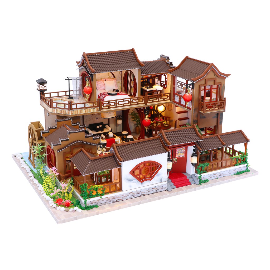 Jual Diy Rakit Miniature Miniatur Dollhouse Rumah Boneka Wooden Craft