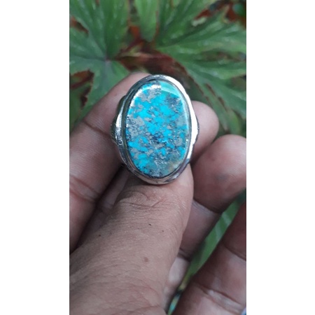 Jual Pirus Persia Asli Biru Tua Badar Perak Mm Shopee Indonesia