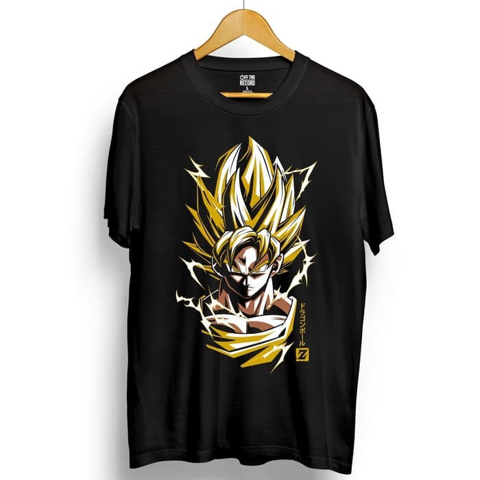 Jual KAOS SON GOKU SUPER SAIYAN 2 DRAGON BALL Shopee Indonesia