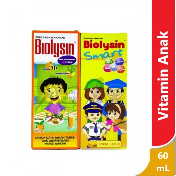 Jual Biolysin Sirup Biolysin Smart Sirup Ml Multivitamin