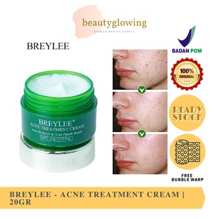 Jual BPOM BREYLEE Acne Treatment Cream Krim Treatment 20g