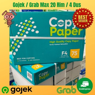 Jual Kertas Hvs Folio F Gr Copy Paper Gojek Grab Per Dus