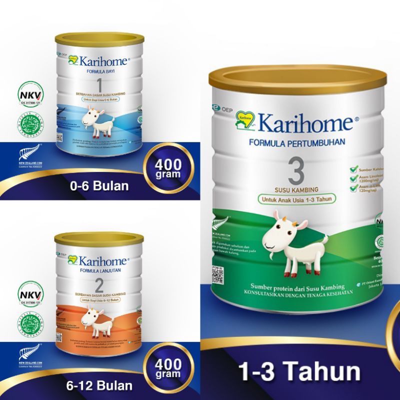 Jual Karihome 1 2 3 Susu Kambing Karihome Susu Formula Kambing