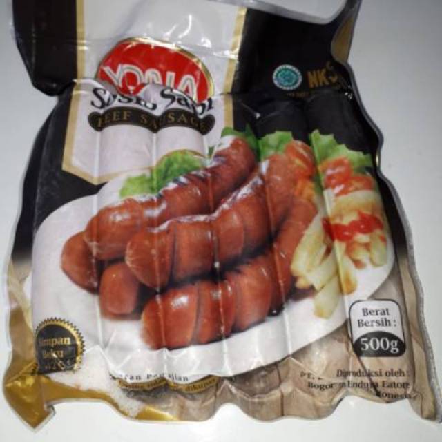 Jual Yona Sosis Sapi Bakar Jumbo Gr Shopee Indonesia