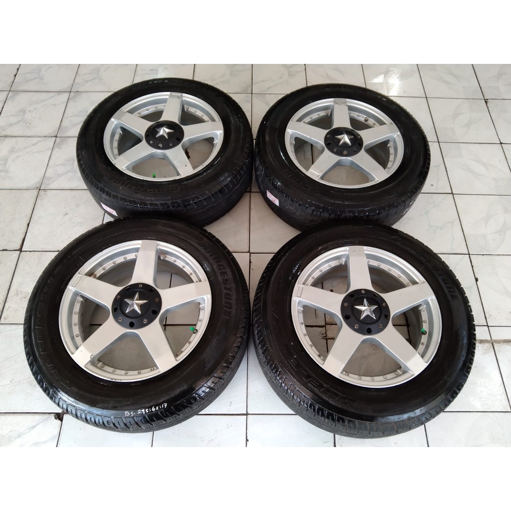 Jual VELG RACING MOBIL SEMI OFROUD RING 17 PCD 5X114 BAN 225 65 R17