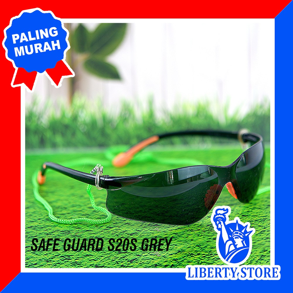 Jual Kacamata Las Hitam Proyek Safety Safe Guard S S Grey Shopee