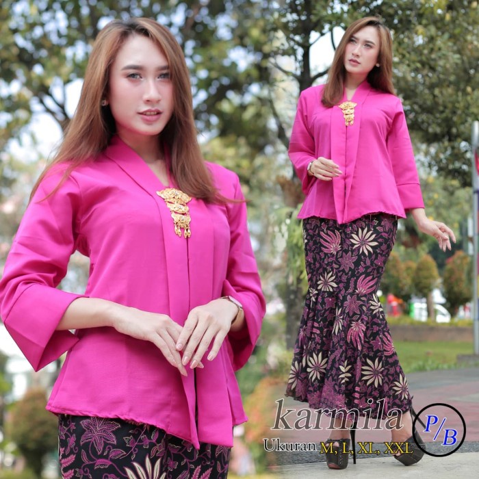 Jual SET KEBAYA AMALIA BLOUSE AMALIA SET KEBAYA AURORA SELENDANG KEBAYA