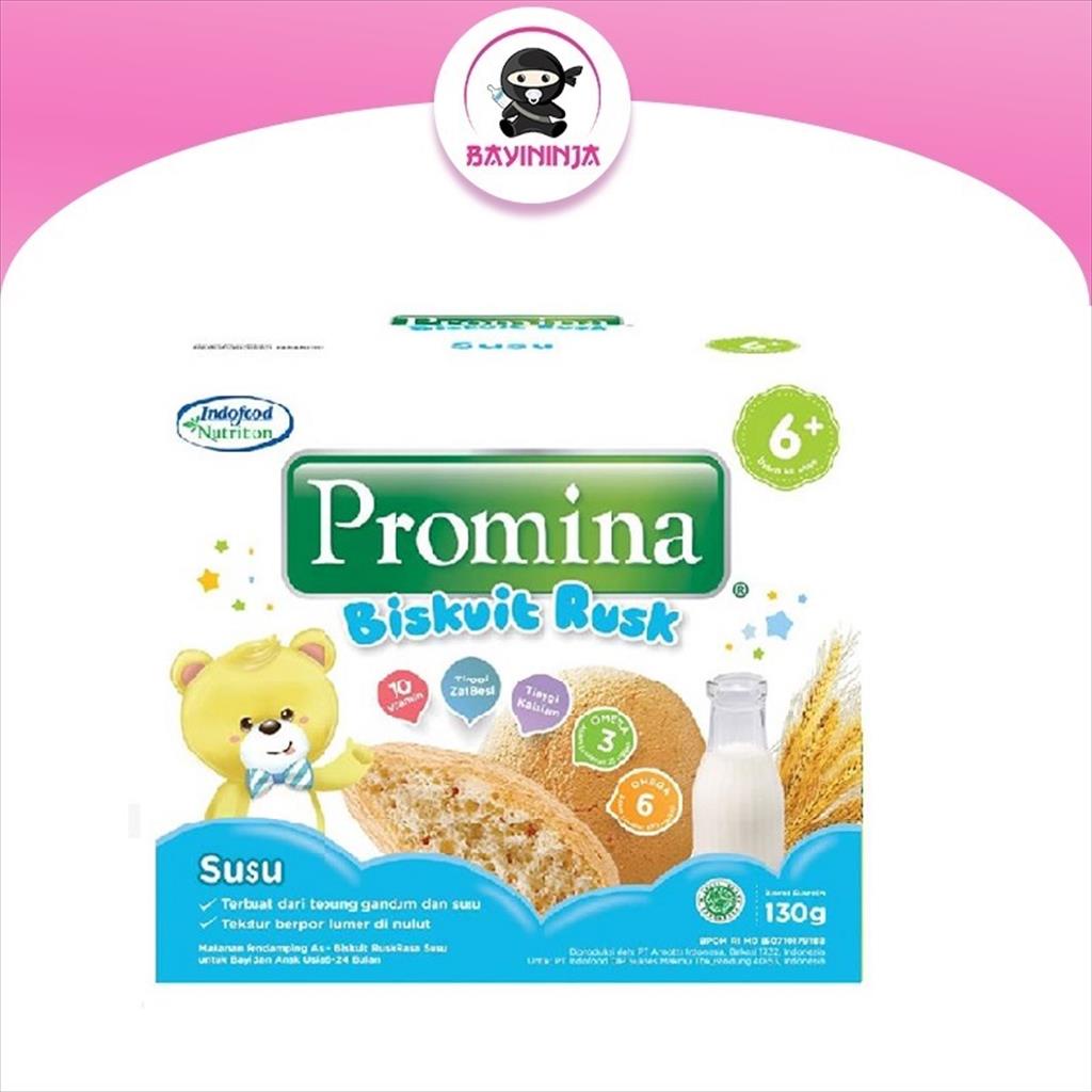 Jual PROMINA Biskuit Rusk Susu 130 G Shopee Indonesia